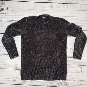 Gorgeous Chenille Dark Grey Sweater  Denver Hayes
